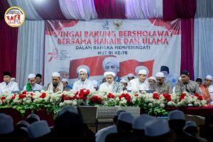 Acil Jukung Hadir di Sungai Bakung Bersholawat HUT Kemerdekaan RI ke 78