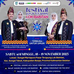 Festival Pasar Terapung Lok Baintan 18-19 November 2023