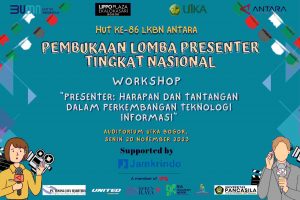 PERTAMA DI INDONESIA, LOMBA PRESENTER TINGKAT NASIONAL MEMPERINGATI HUT KE-86 ANTARA DI KOTA BOGOR