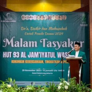 Acara Puncak Hari Jadi Al Jam’iyatul Washliyah ke-93: Dukungan Terhadap Palestina dan Himbauan Netralitas Penyelenggara Pemilu dan ASN di 2024.
