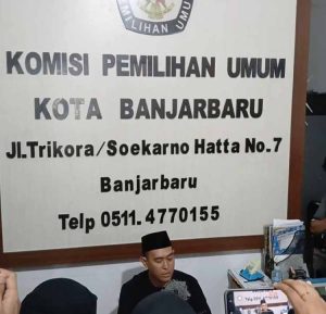 KPU Kota Banjarbaru Batalkan Aditya Mufti Arifin dan Said Abdullah (paslon 2) sebagai Calon Walikota dan Wakil Walikota Banjarbaru.