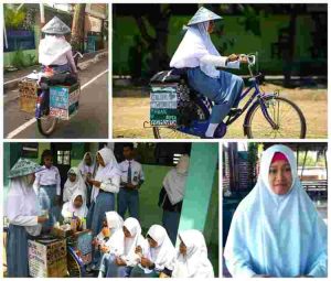 Ditinggal Orang Tua, Siswi SMA Asal Karanganyar Ini Berjualan Cilok Demi Sekolah dan Biayai Hidup Sang Adik