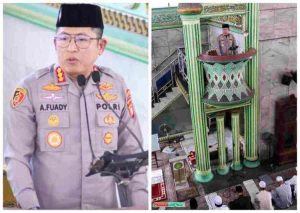 KAPOLRES JAKUT HINDARI KONFLIK UNTUK JAGA KETERTIBAN DI JUM’AT CURHAT MESJID JAMI AL MUKARROMAH, KOJA JAKUT