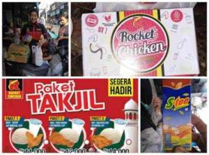 Rocket Chicken Sambangi Pasar Tradisional