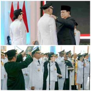 Presiden Prabowo Subianto Secara Resmi Melantik Rahmat Mirzani Djausal dan Jihan Nurlela sebagai Gubernur dan Wakil Gubernur Lampung Periode 2025-2030