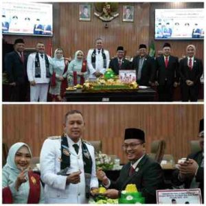 Pelantikan dan Penyampaian Pidato Sambutan Pertama Wali Kota dan Wakil Wali Kota Bekasi Masa Jabatan 2025-2030