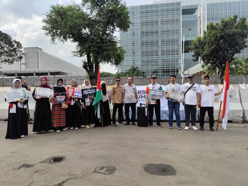 Aksi Jumat Untuk Palestina di Kedubes AS, AWG Tentang Penjajahan Zionis Israel