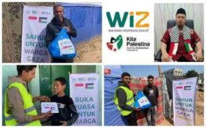 Pekan Terakhir Ramadan, KITA Palestina dan WIZ Distribusikan 750 Paket Iftar ke Jalur Gaza