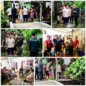 Presiden Prabowo Tinjau Warga Terdampak Banjir di Bekasi