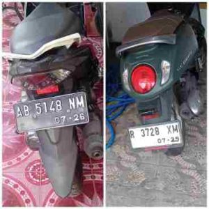 Dua Sepeda Motor Yang Dititipkan Belum Diambil Warga Cukup Resah