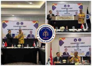 DePA-RI BANGUN KERJASAMA DENGAN BEIJING LAWYERS ASSOCIATION (BLA)