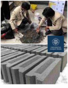 Batako Tahan Gempa Dari Sampah Dan Oli Bekas Produk UGM