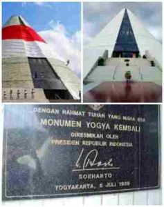 Monumen Jogja Kembali Bukti Rasa Syukur Bangsa