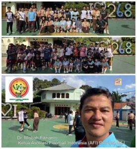 Ketua AFI DKJ Sosialisasikan Floorball di SMPN 268 Halim