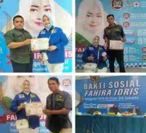 JJUB Apresiasi Kegiatan Donor Darah Senator DKI Fahira Idris, Bersama PMI di Kecamatan Tanjung Priok Jakarta Utara.