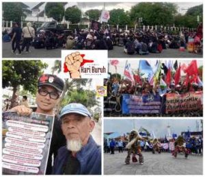 Hari Buruh Di Jogja, Ribuan Massa Turun Ke Jalan.