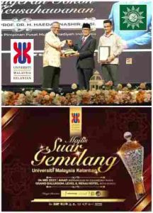 Ketua PP Muhammadiyah Terima Penghargaan University Kelantan Malaysia