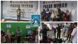 Pasar Murah di Candibinangun, Komitmen Pemkab Sleman Ringankan Beban Ekonomi Masyarakat