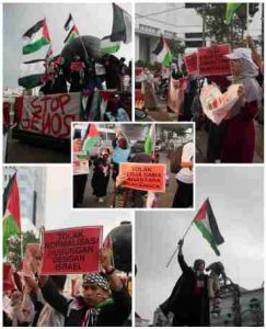 Pemuda Bandung Tolak Wacana Pengakuan akan Israel