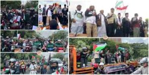 Ribuan Warga Makassar Ikuti Konvoi Suarakan Kemerdekaan Palestina