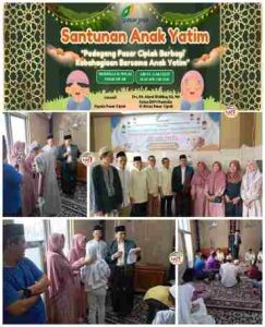 Pedagang Pasar Ciplak Berbagi Kebahagiaan Bersama Anak Yatim Muharram 1447