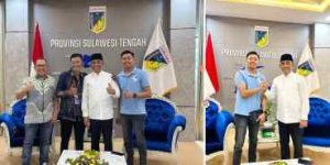 Pengusaha Muda Petani Milenial Rifaldi Rustam Pabe S.ikom, diterima Gubernur Sulawesi Tengah