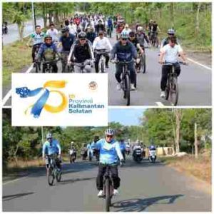 1.000 Peserta Siap Meriahkan Gowes Hari Jadi ke-75 Provinsi Kalsel