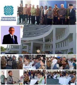 Gedung baru PARAMADINA, megah berlantai 8 dan sangat futuristik itu, tidak jauh dari Markas Besar TNI Cilangkap