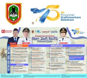 “Bagawi Tuntung, Banua Bauntung, Rakyat Himung” Hari Jadi ke-75 Kalimantan Selatan Tahun 2025