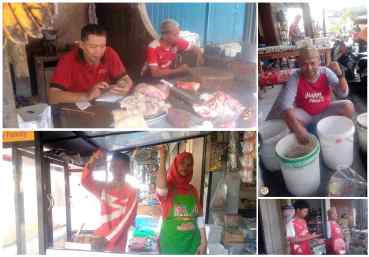 Sambut HUT RI Pedagang Pasar Jogja Kenakan Baju Ala Pejuang