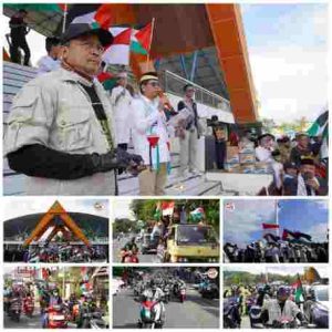 UBN Serukan Boikot Israel di Indonesia Peace Convoy Sinjai–Bulukumba