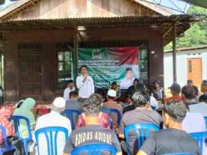 DIRHAM ZAIN MENGGUGAH SEMANGAT WARGA DESA TAJAU PECAH, UPAYA UNTUK MENGHIDUPKAN NILAI-NILAI LUHUR PANCASILA.