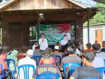 DIRHAM ZAIN MENGGUGAH SEMANGAT WARGA DESA TAJAU PECAH, UPAYA UNTUK MENGHIDUPKAN NILAI-NILAI LUHUR PANCASILA.