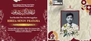 Telah berpulang ke Rahmatullah: sahabat, kawan seperjuangan kita “Rheza Sendy Pratama”