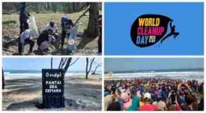 World Cleanup Day 2025 Kabupatèn Bantul Bersihkan Pantai Goa Cemara