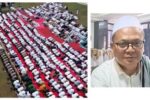 KH. Tb. Ujang Farhan saat memimpin jalannya shalat Istisqa di Alun-Alun Kabupaten Bogor