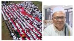 KH. Tb. Ujang Farhan saat memimpin jalannya shalat Istisqa di Alun-Alun Kabupaten Bogor